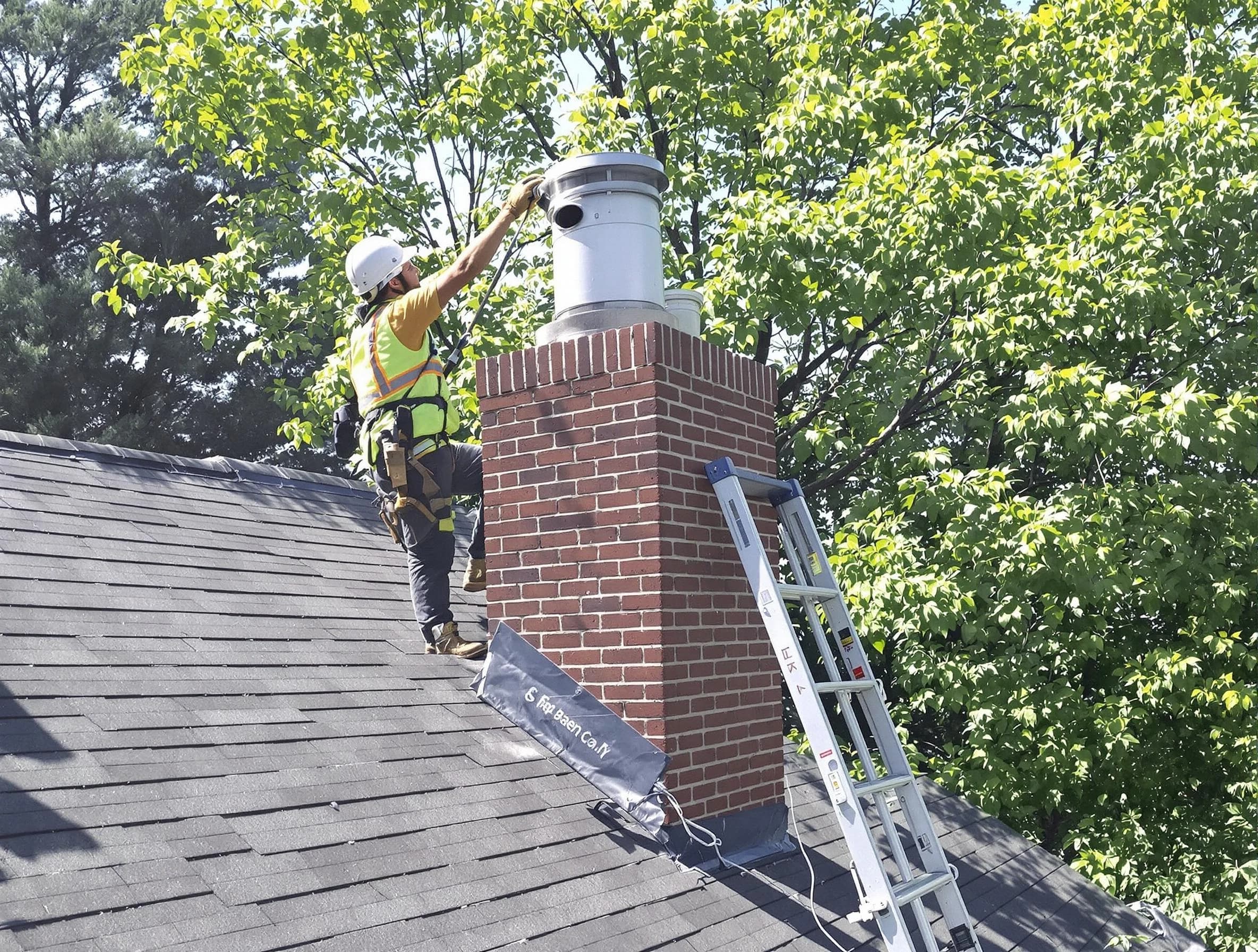 Chimney liner inspection by Meadowbrook Chimney Sweep in Meadowbrook, AL