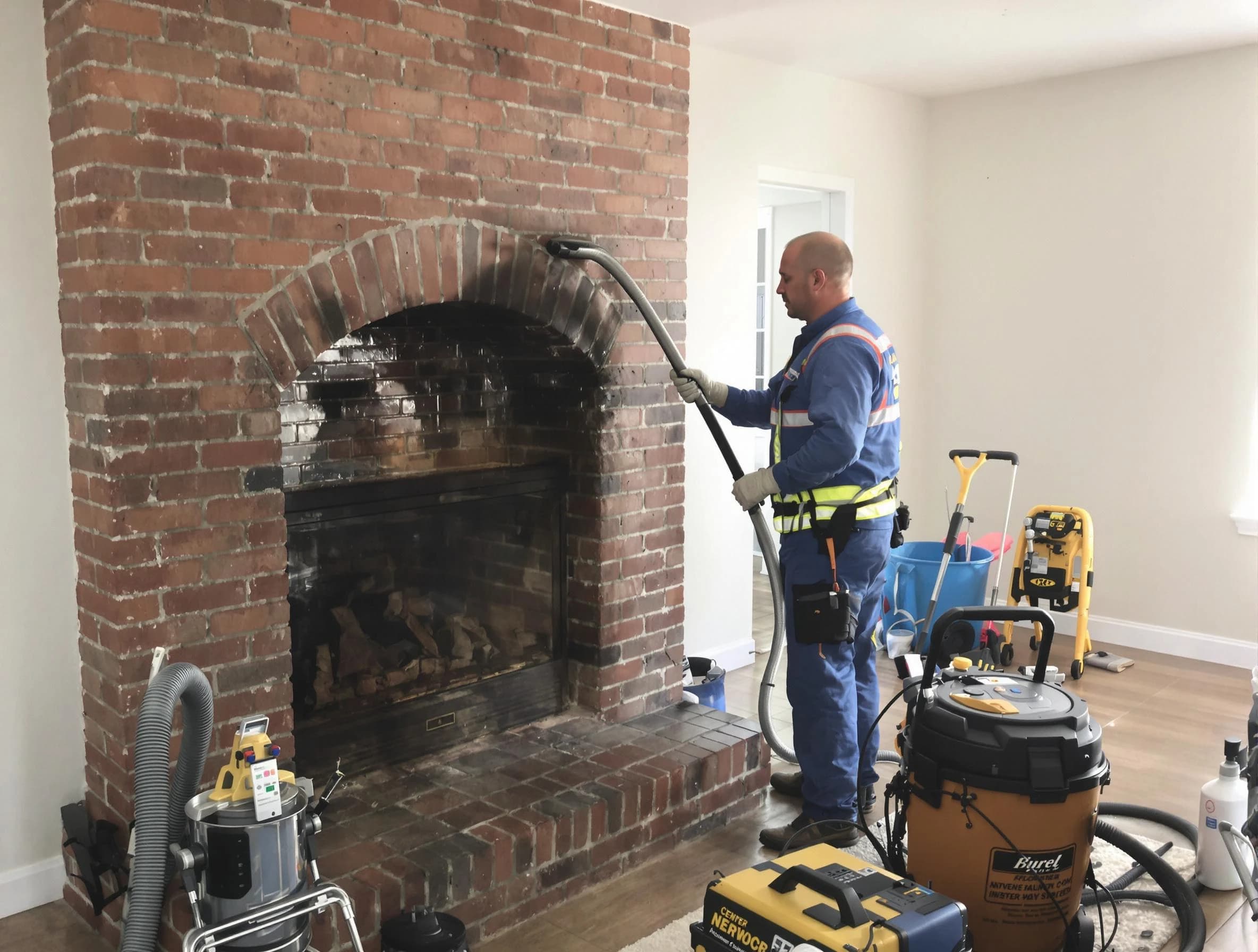 Meadowbrook Chimney Sweep expert performing detailed chimney sweep in Meadowbrook, AL