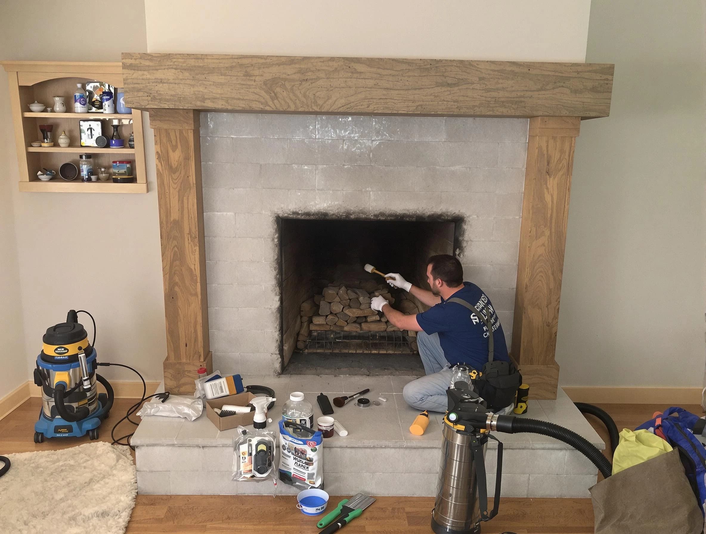 Detailed creosote removal process by Meadowbrook Chimney Sweep in Meadowbrook, AL