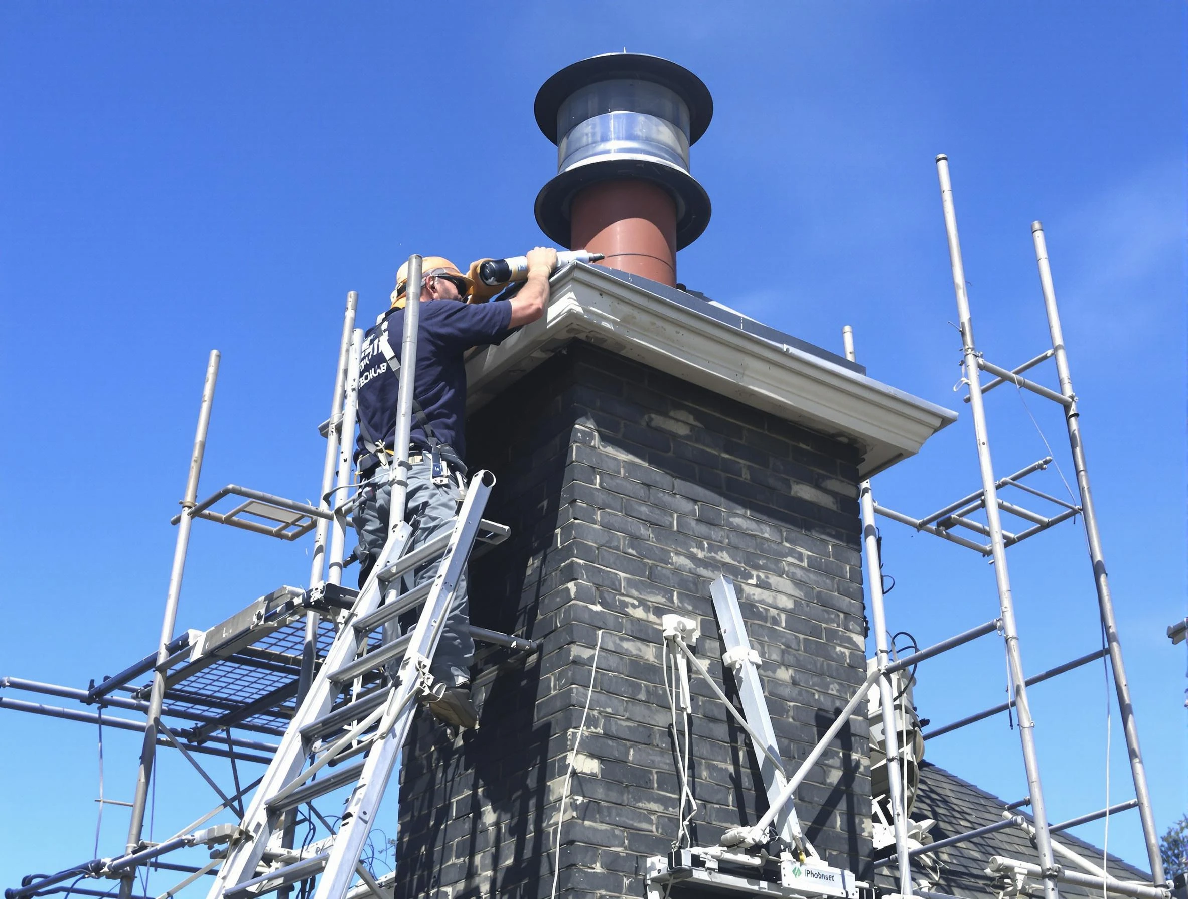 Sturdy chimney crown finished by Meadowbrook Chimney Sweep in Meadowbrook, AL