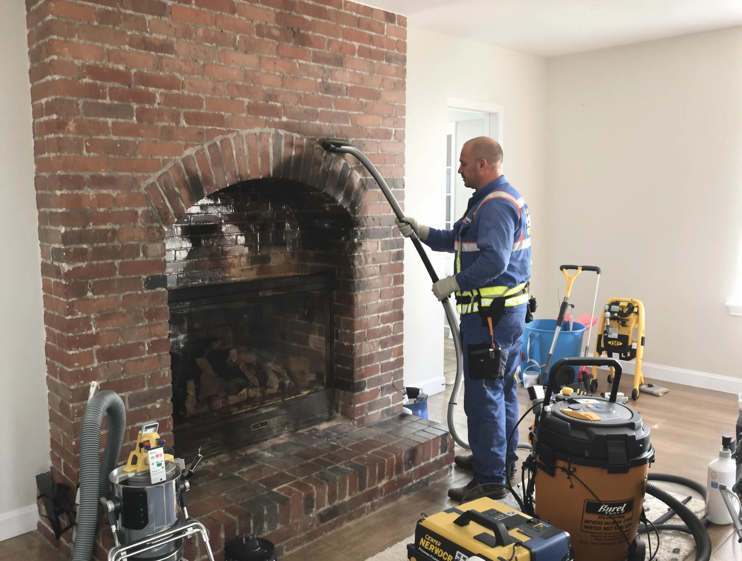 Meadowbrook Chimney Sweep expert performing detailed chimney sweep in Meadowbrook, AL